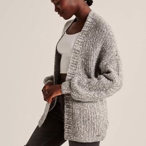 Abercrombie and Fitch Grey Cardigan
